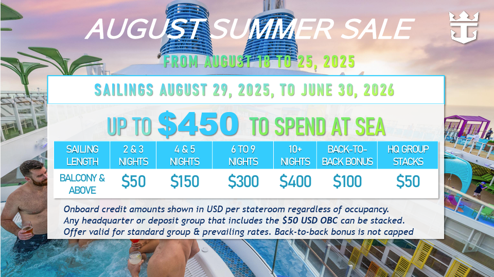 Exclusive Royal Caribbean Offer with Click the Mouse